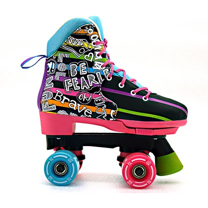  Дизайн отказов подшипники для роликовых Инлайн коньков Patines комплект Регулируемая квад Роликовые кроссовки маленьких детей HS-Q006 2021 Новый 9506702000 красный нейлон пена +