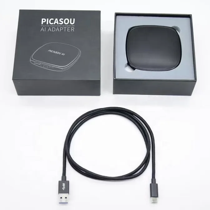 New Android 9.0 Octa core 4G+64G Wireless Carplay Android Ai Box  with 4G Sim Card  apple pie