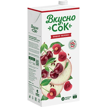 Juice drink in a tetropack of 2 liter, in assortment