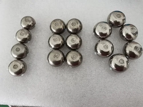 Factory price  Round tungsten head Fishing Sinker 60g