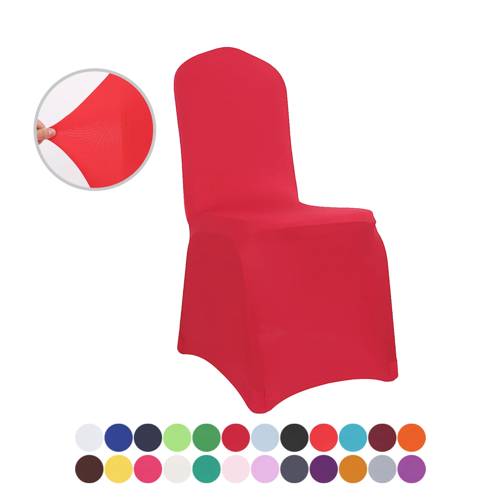 Wholesale cheap banquet party spandex stretch elastic chair cover for wedding outdoor