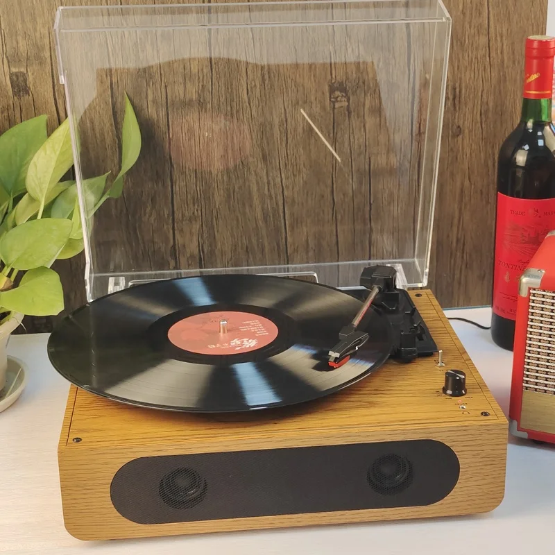 Vinyl Player Turntables Wireless Classic Gramophone Record Player With Cassette Recorder Home Audio