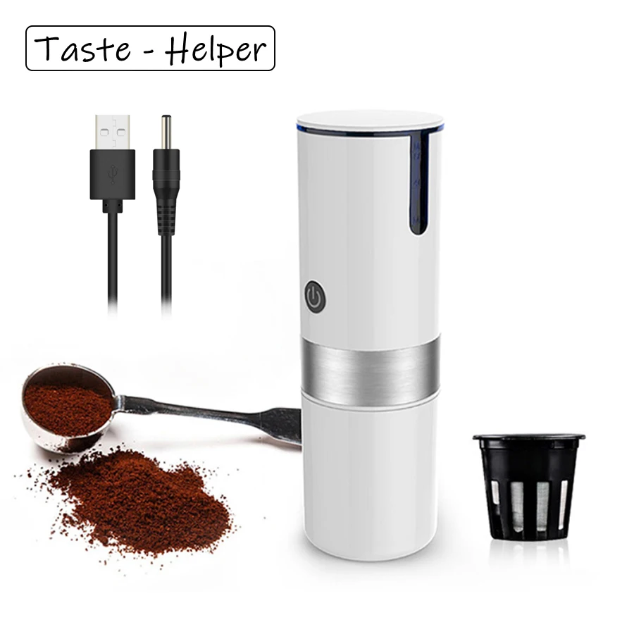 Travel Coffee Machine for Car 3-12V Portable Expresso Maker Outdoor Nexpresso Dolce K-CUP Capsule Coffee Maker