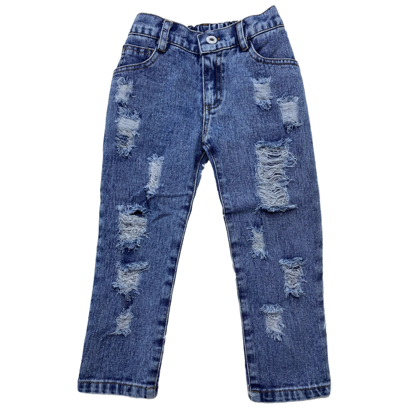Детская джинсовая одежда унисекс
