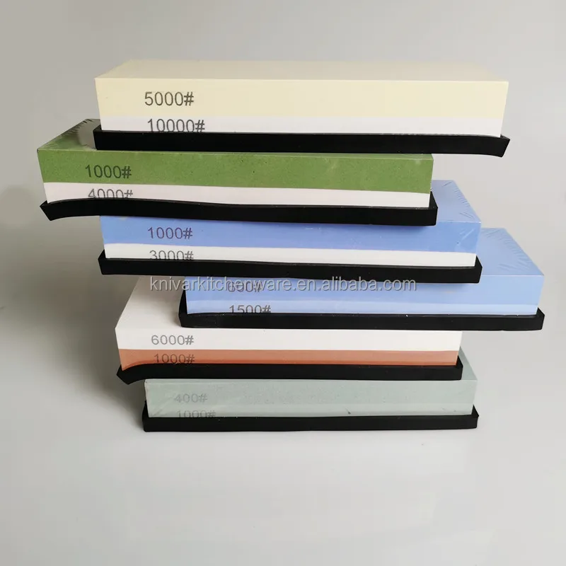 2 Sided household with commercial utility professional kitchen accessories Angle Guide Whetstone sharp knife sharpening stone