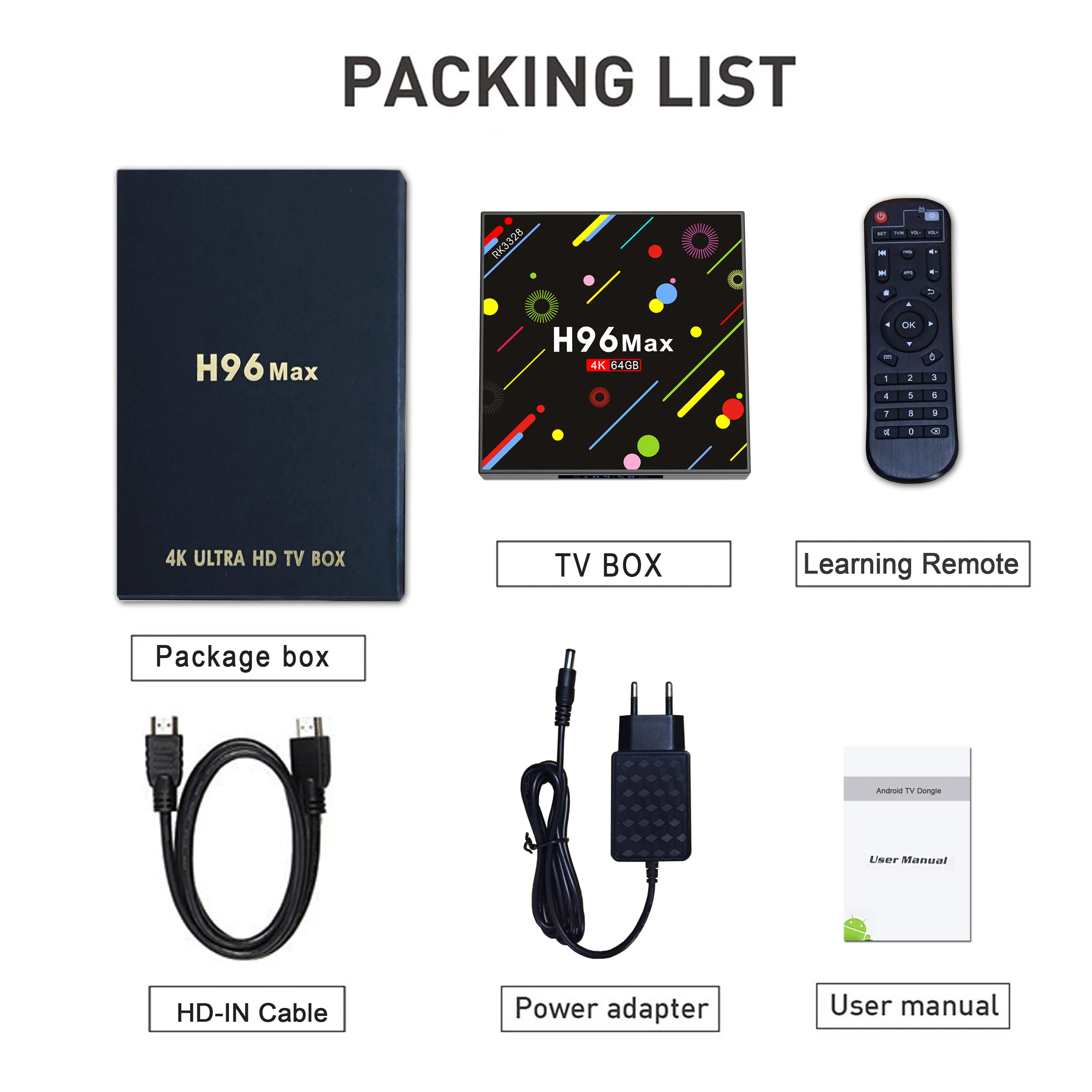Лучшая цена H96 max Plus RK3328 4 Гб ОЗУ 64 ПЗУ android 8 1 2 4g 5g двойной Wi-Fi ТВ-приставка H96max plus