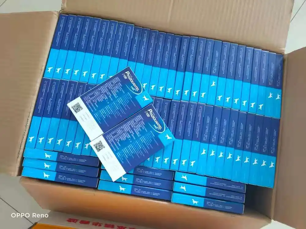  Таблетки для собак Praziquantel deworm по заводской