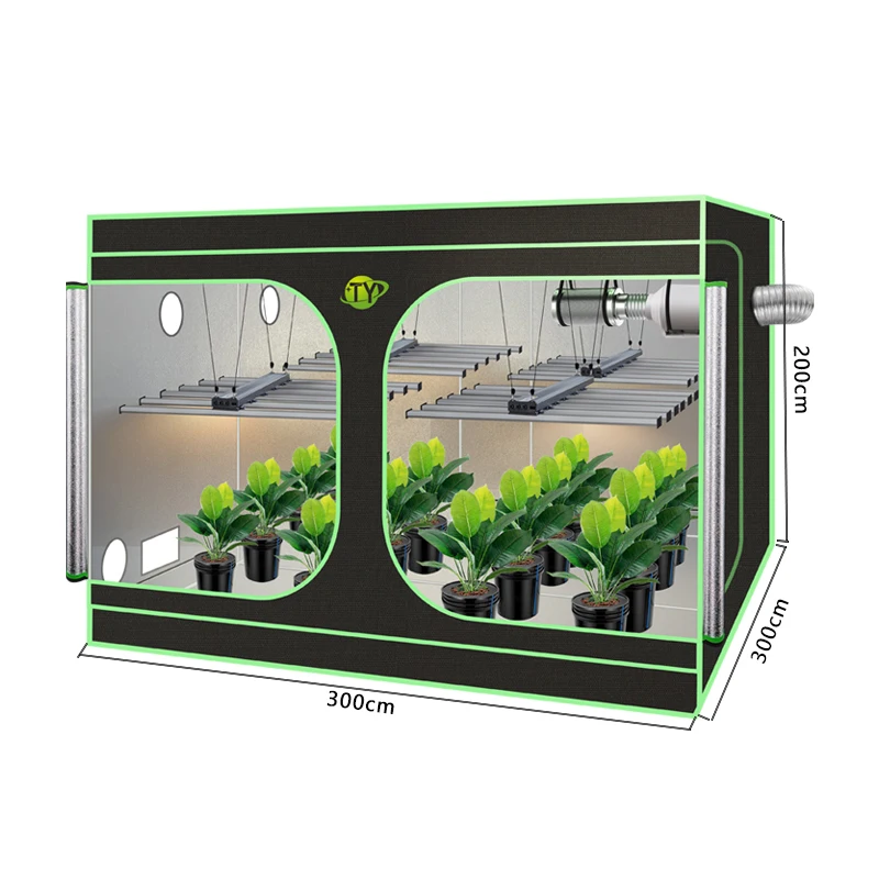 0.6*0.6*1.4 3*3*2m  grow tents plant tents greenhouse flower room hydroponic full-size personalization grow led light 600w 1000w