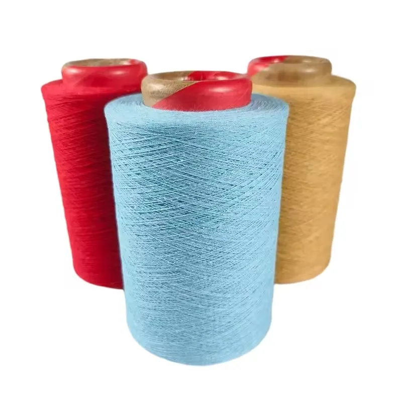 Recycled Cotton Yarn 32s 30s 100% Cotton Carded Yarn for Knitting Machine Knit Sock