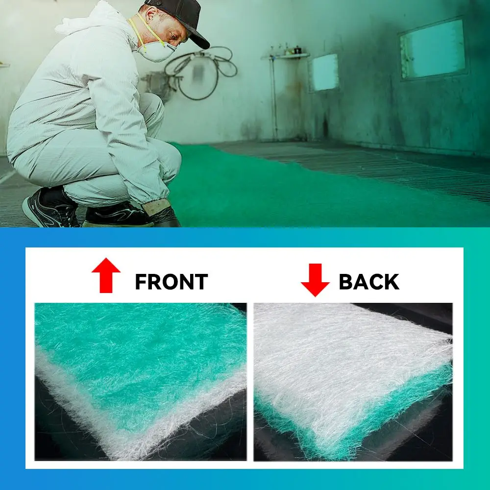 Fast Delivery Free Sample Paint Stop Spray Booth Fiberglass Paint Arrestor Floor Air Filter Media Roll