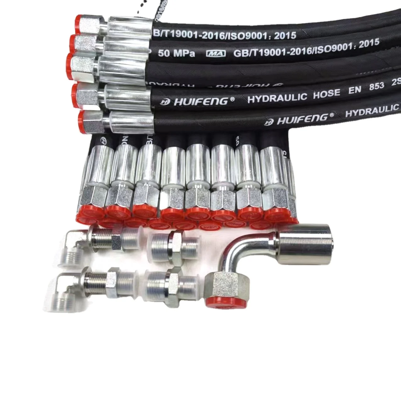 High pressure steel wire braided rubber hose and assembly High temperature steam corrosion resistant rubber hose