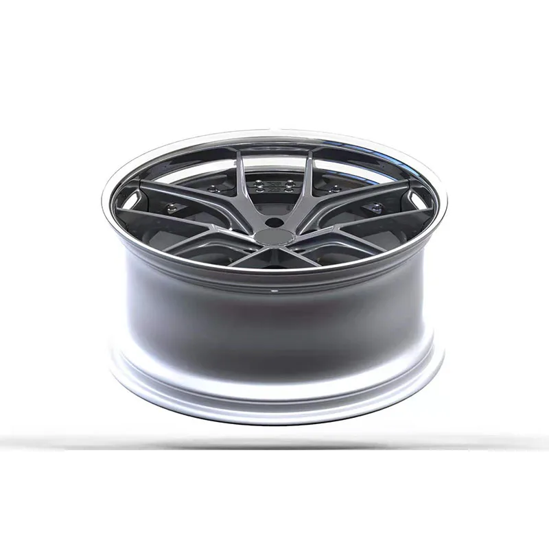 China forge wheels rims 21 22 inch two pieces alloy passenger car wheels