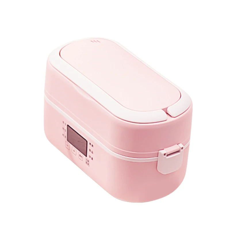 2l double layer home office portable electric lunch box dual purpose electric heated bento lunch box