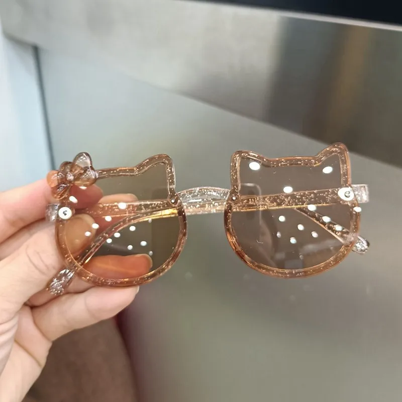 comfortable to wear silicone material kids sunglasses super cute polarized baby girls sunglasses
