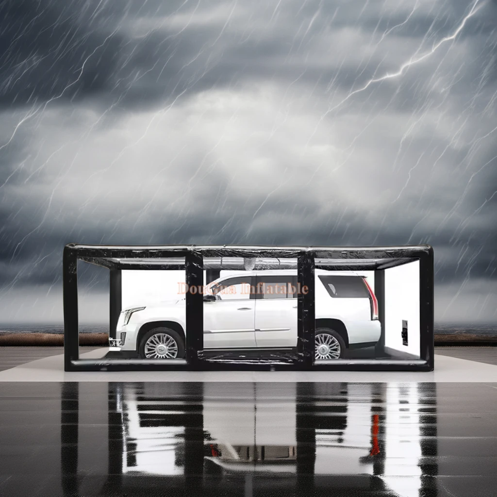 High Quality Cheap Clear inflator Vehicle Car Cover PVC Inflatable Car Storage Bubble For Rental air inflatable bubble car cover