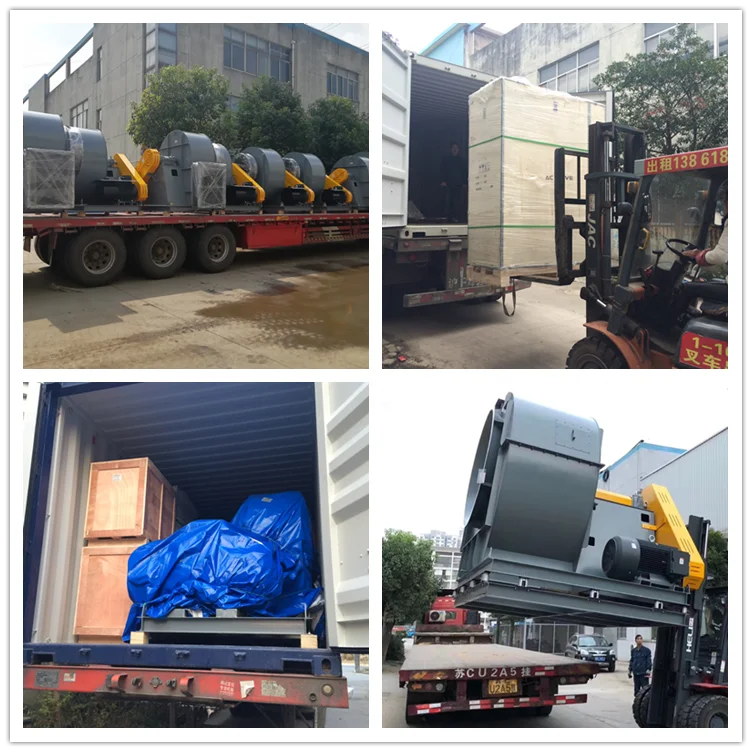 9-19,9-26 Industrial high pressure centrifugal air blower fan for powder material delivery