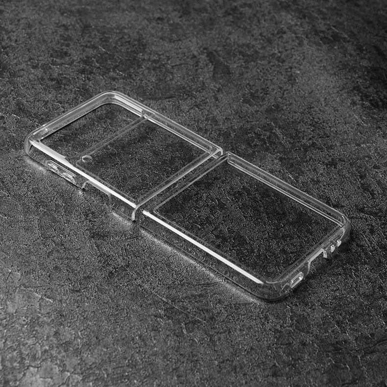 2022 New Phone Case Cover For Samsung Galaxy  Z Flip 4 5G PC Transparent flip 3 Case