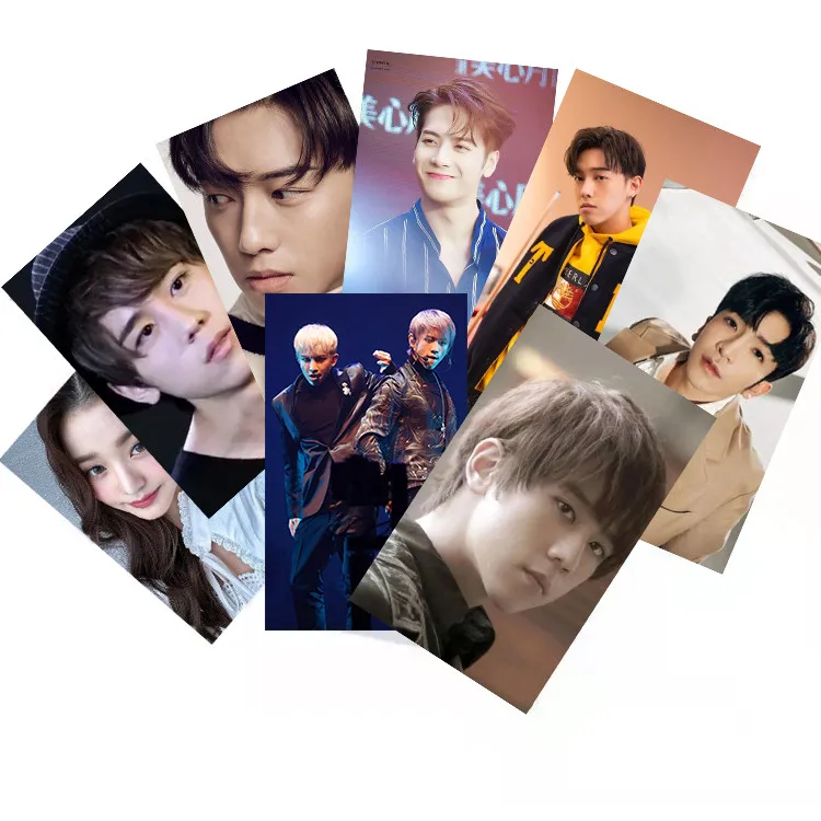 Custom Kpop Holographic Photocard Paper Photocard with Hologram Heart	 Photocard Printing