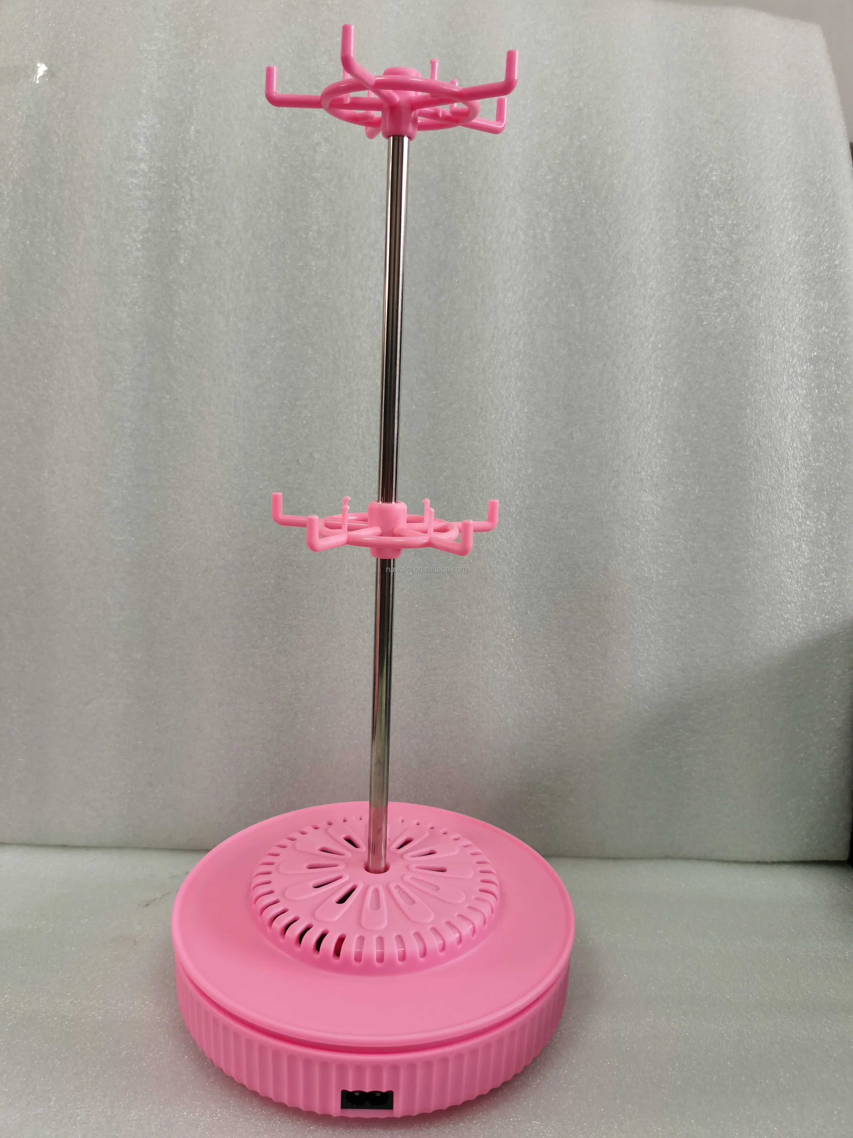 Portable folding clothes dryer round clothes dryer.Special travel hotel clothes dryer for RV Ozone disinfection function