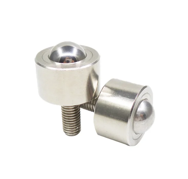 M10 Stainless Steel Fixed Ball Bearing Hexagonal Flange Bolt with Nylon Brass Plastic Components DIN GB Standard M4 Thread