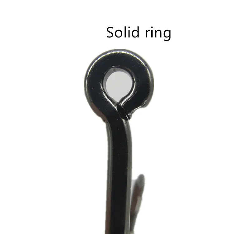 Mutsu black nickel high carbon steel circle fishing hooks