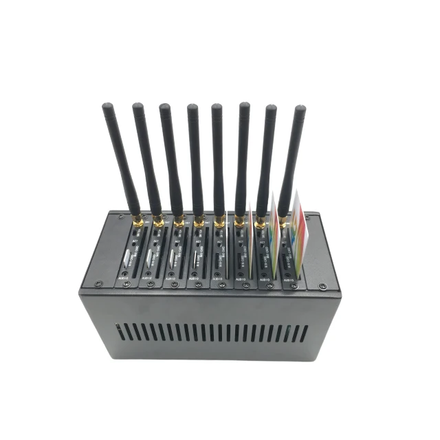 Новый 8-портовый GSM-модем SMS-шлюз сим-карта отправка и получение оптовая продажа с 8 портами со слотом для Sim-карты 