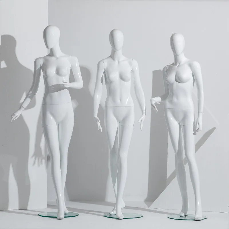 Wholesale Window white  Female Mannequins Full Body Dress Form Mannequin Women for Clothes Display