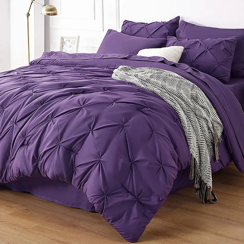 Microfiber Bedding Set Luxury Comforter Bedding Sets 7 Pieces Comforter King Size Comforter Set Luxury Bed Bedding