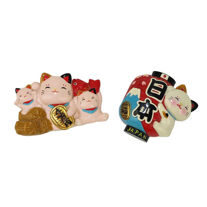 Custom Japanese style resin refrigerator sticker travel souvenir gift resin Fridge Magnet home decor Promotional souvenir