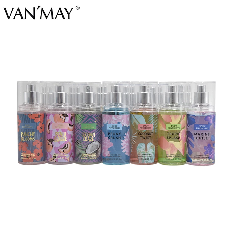 
Wholesale perfumes original body mist sprays custom body mist 
