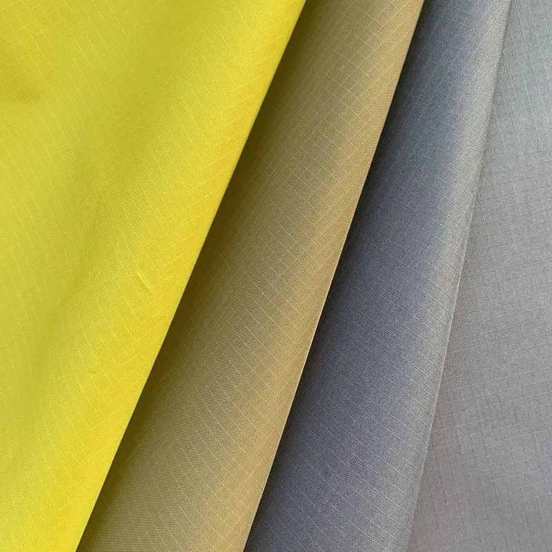210T 0.3 Ripstop Nylon Taffeta PU Coated Fabric for sleep bag
