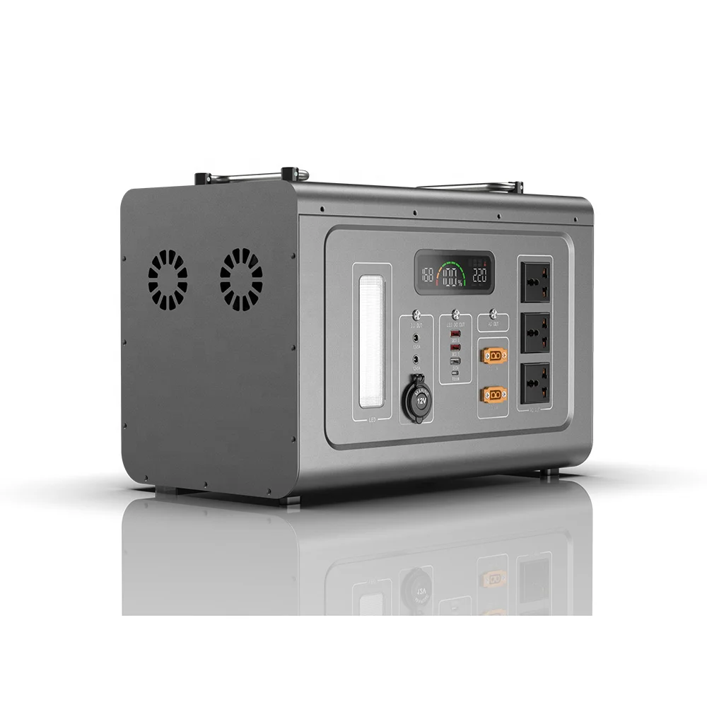 Sharmeal Power Supply Flashfish 1800W Solar Generator  Charging Battery Bank Professional Portable Power Stations for Home