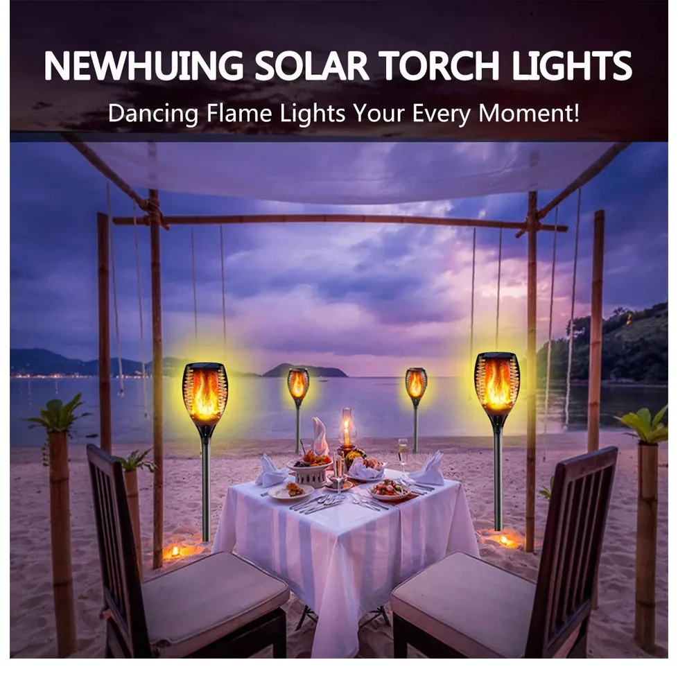 New Pattern Ip65 Waterproof Flashing Dance False Torch Led Outdoor Decorative Landscape Light Garden Torch Lamp Lawn Lamp