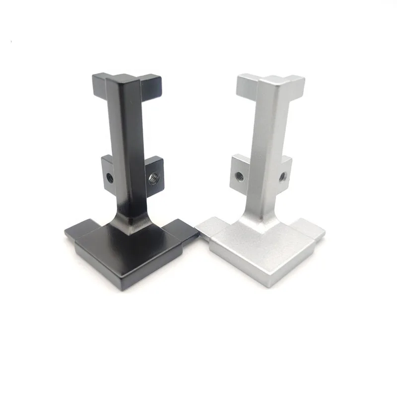Gola aluminum profile handle end cap bracket zinc alloy profile internal and external connectors