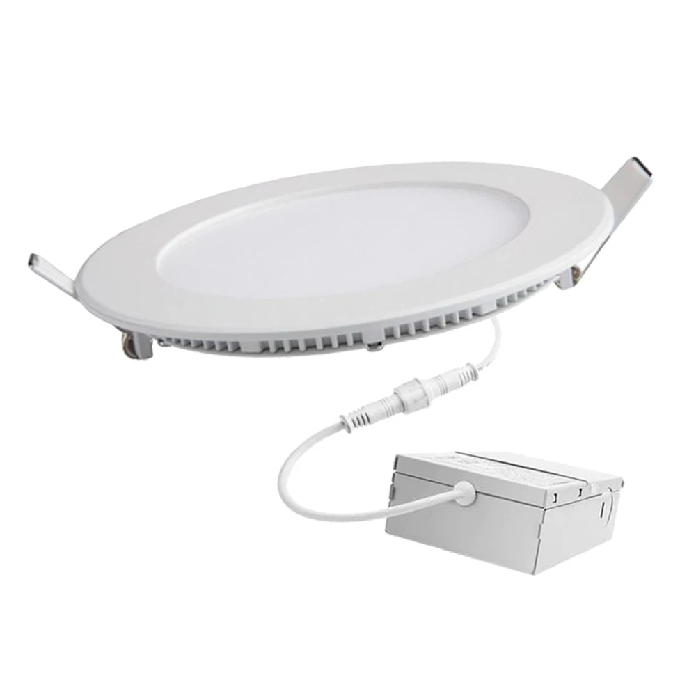Square Round Ultra Slim Ceiling 12W Led Panel Light with Junction Box