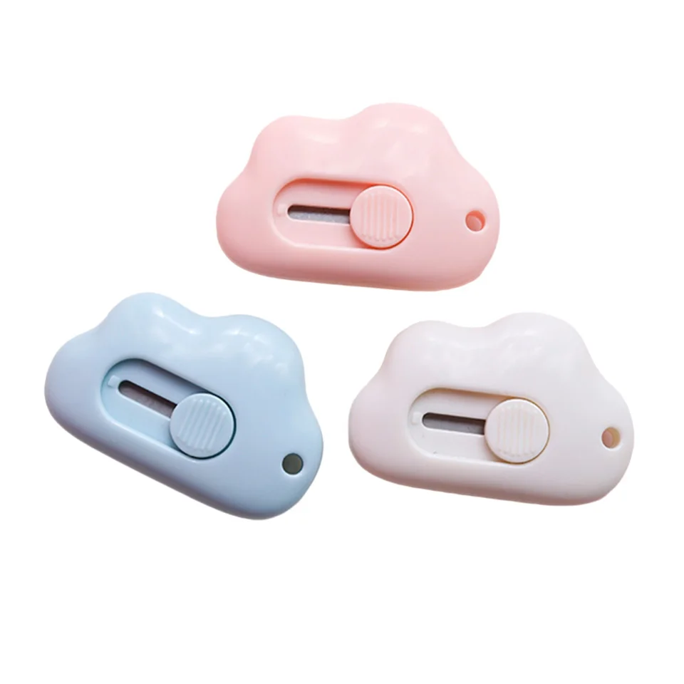 Creative Cloud Security Small Utility Knife Express Unpacker Letter Opener Blade Office Stationery Paper Cutter