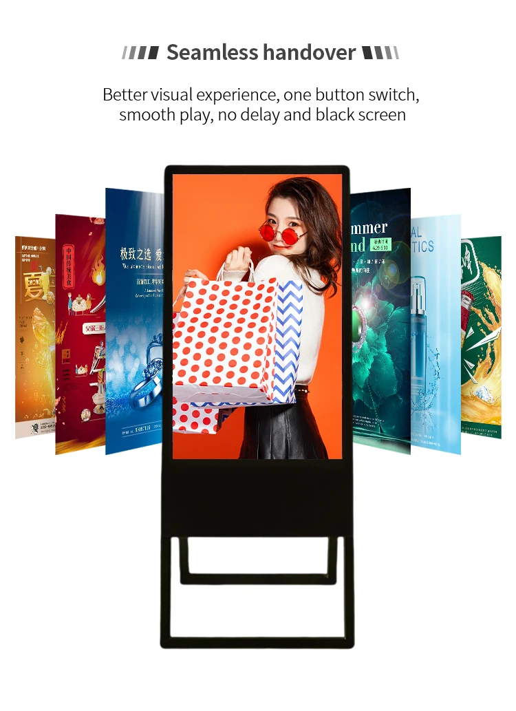 Advertising Poster Display Poster Digital Signage Free Standing Digital Poster