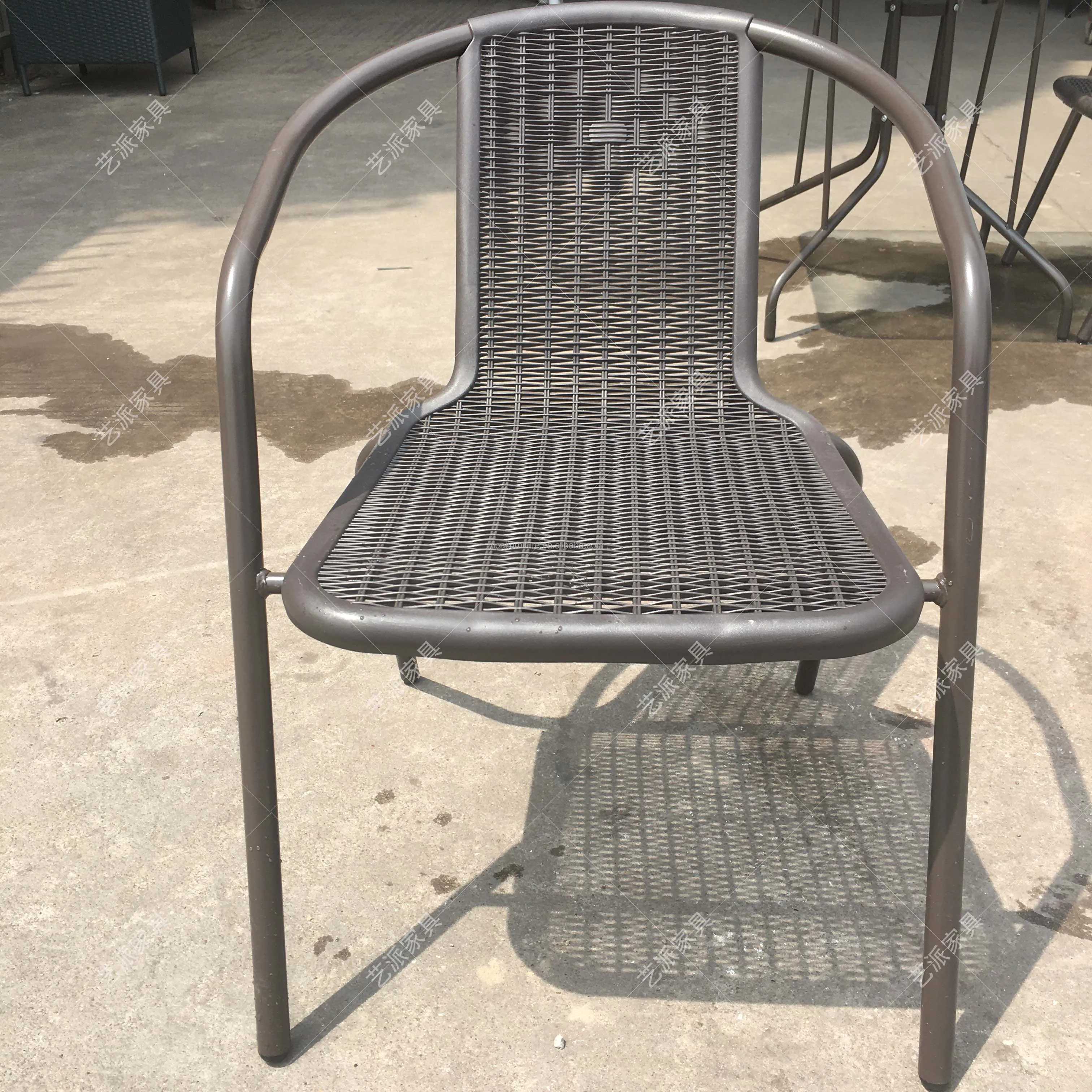 Wholesale Stackable Chairs Hotel Patio Balcony Furniture Outdoor Rattan Wicker Balcony Chairs