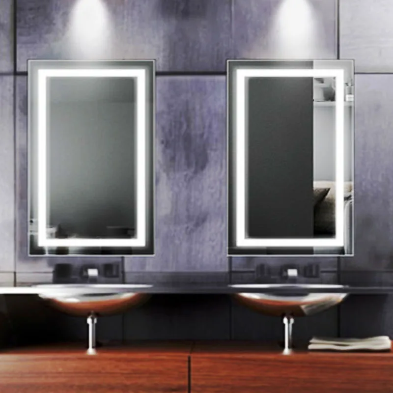 Manufacturer HZW bathroom led mirrors renovation Hotel Full UL cUL CE CCT3000K-6000K anti-fog touch sensor light smart mirror