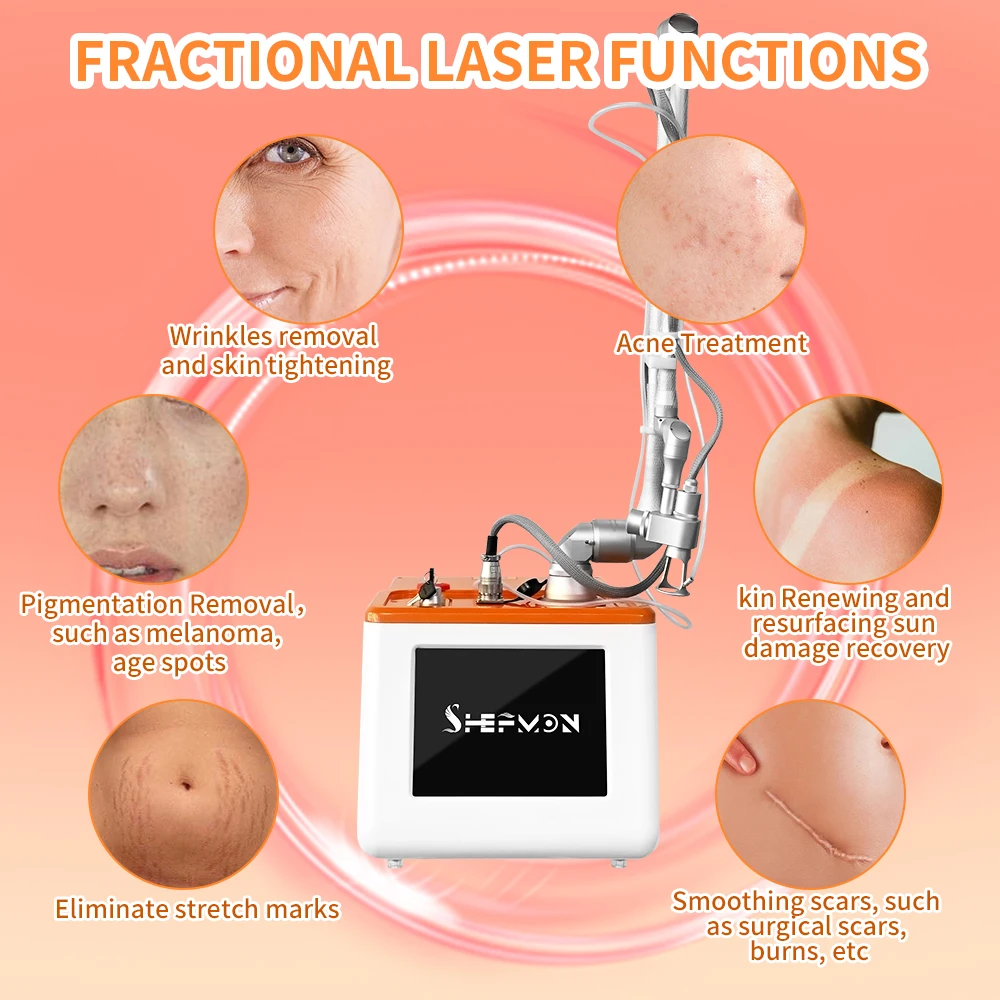 Huanshi Dermatology Laser CO2 Fractional Laser high quality and best price fractional c02 laser machine for vaginal tightening