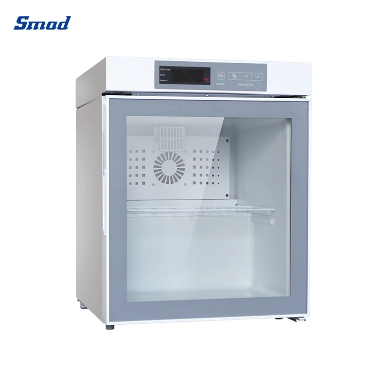 Smad 48L Mini Medical Refrigerator Commercial  Energy Drink Table Counter Top Display Fridge for Medicine