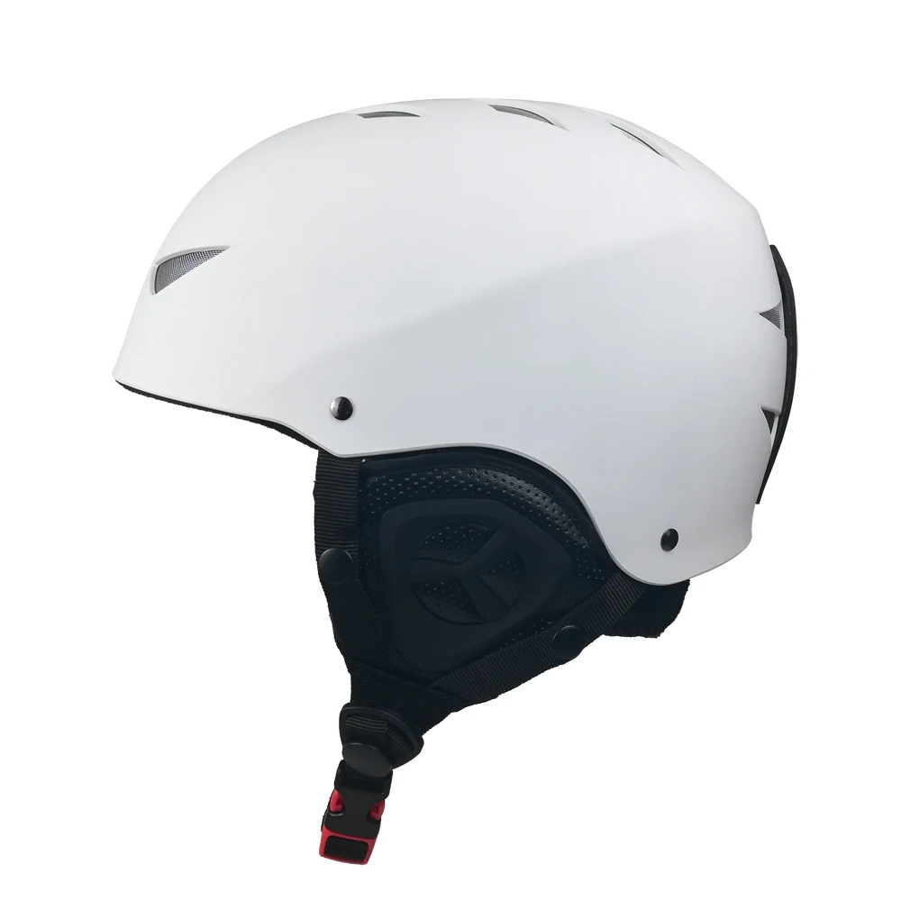 Корпус из АБС-пластика с подкладкой из пенополистирола и белый лыжный шлем на заказ