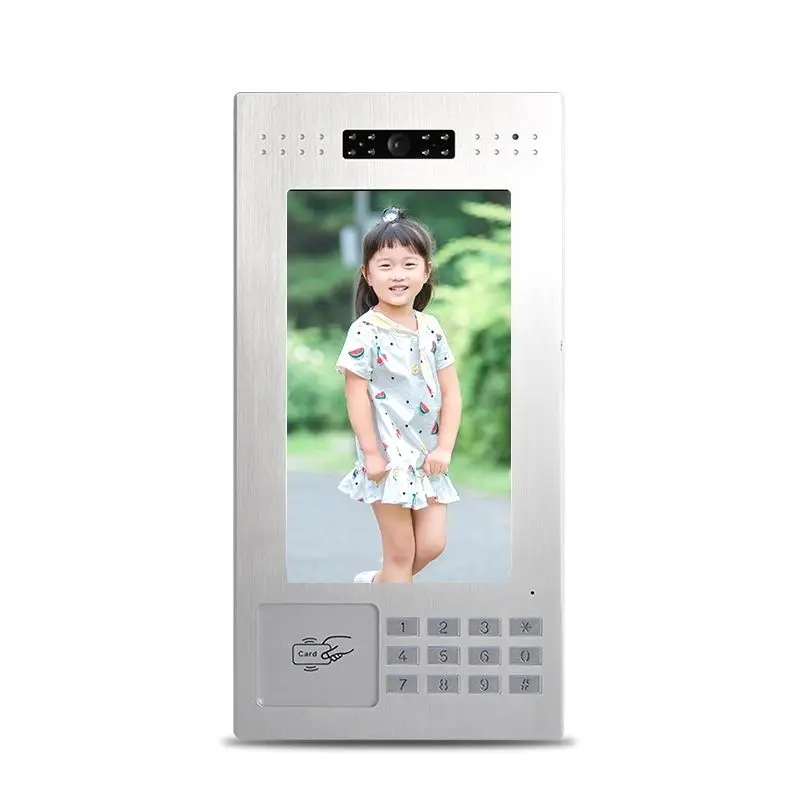 Aitdda 10 inch TCP/IP Full Digital IP Video Intercom for buildings Muti-unit Video Intercom System