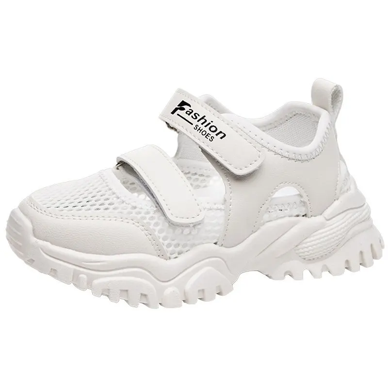 New design kids shoe sandals breathable mesh children casual shoes chunky sport sandals for boys and girls