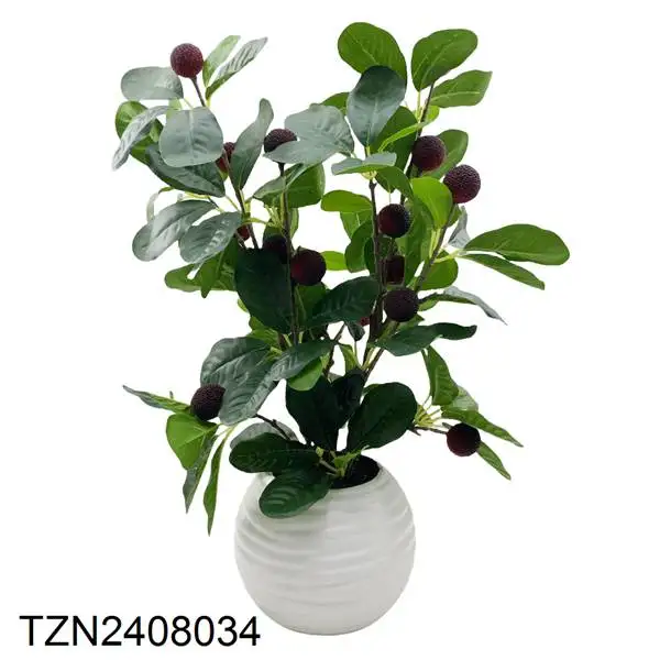 Tizen New Product Fake Fruit Tree Artificial Decor Table Christmas Trees for Indoor Home Decoration