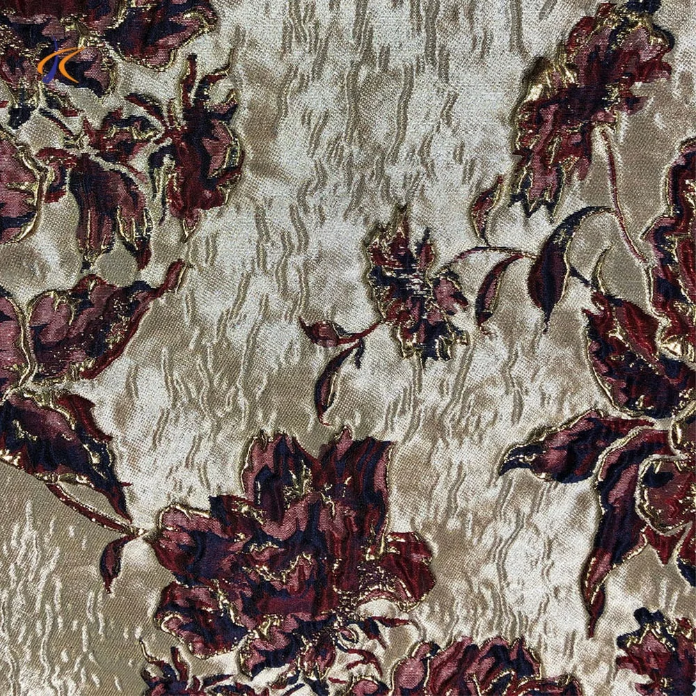 Африканская золотая органза, цветы, жаккард, гофрированный креп, нейлон, полиэфир, смесь, красочный принт, кружевной текстиль, ткани