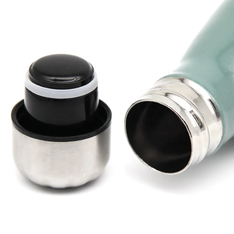 17OZ Stainless Steel Insulated Vacuum Flasks Thermoses Cola Shape Sport Water Bottle
