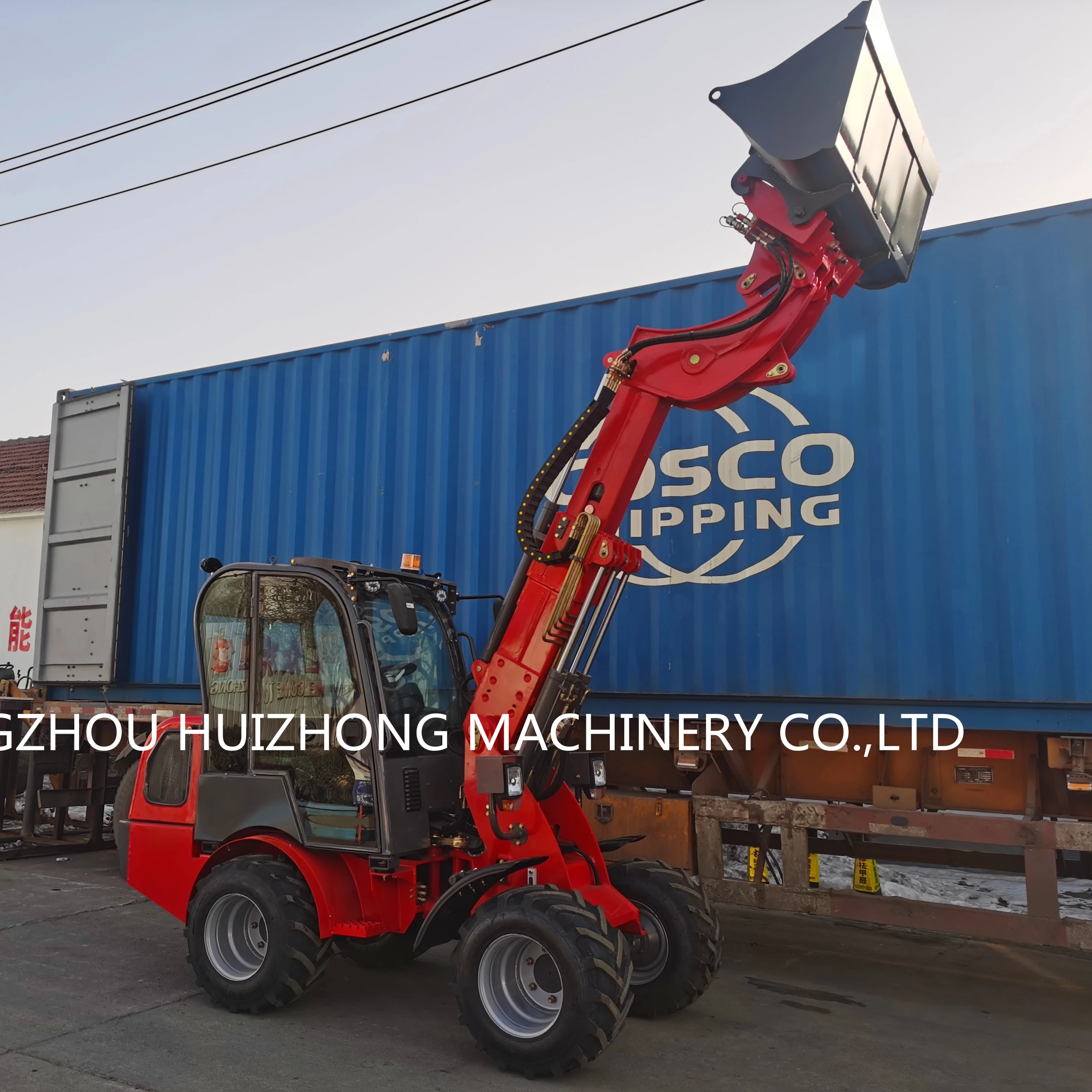 HYDROSTATIC 810T  HZM HUIZHONG QINGZHOU TELESCOPIC  MINI  WHEEL  LOADER