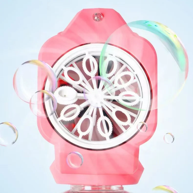 top seller summer kids toys bubble gun machine with light toys kids bubble gun for kids and adults playing