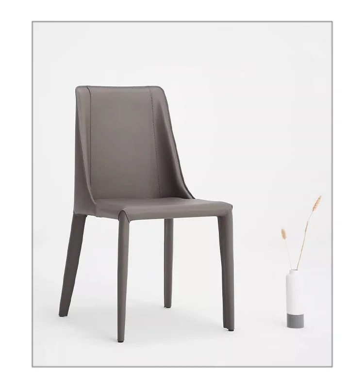2024 Modern Design Dining Chair Modern Simple Backrest Chair Coffee Shop Leisure Chair Small Manufacturers Direct Sales